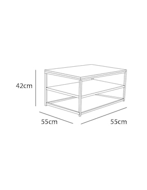 Mesa de centro Kolton Sochic
