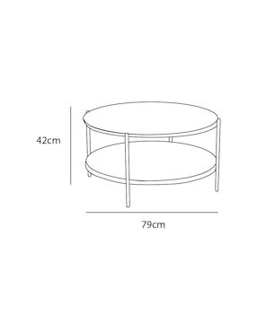 Mesa de centro Amalyn Sochic