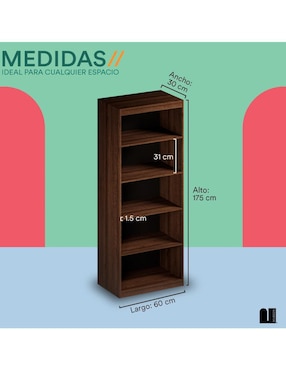 Librero Mubson de MDF