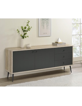 Gabinete Coaster de madera pino