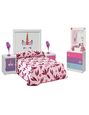 Set Recámara Kessa Princesa de MDF