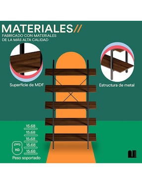 Librero Reisner Mubson de MDF