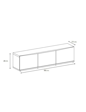 Mueble de tv Eros Sochic de MDF