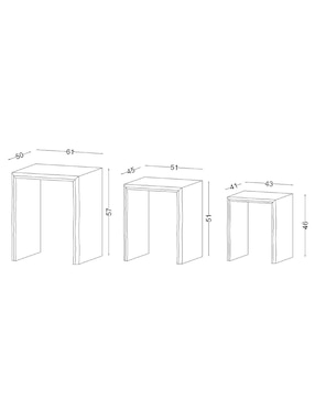 Juegos de mesas para áreas múltiples Genimode de madera acacia