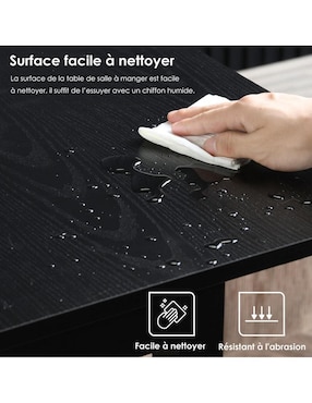 Mesa extensible armable Bari Black Dd Furniturer