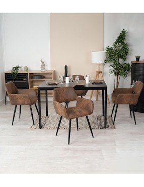 Mesa extensible armable Bari Black Dd Furniturer