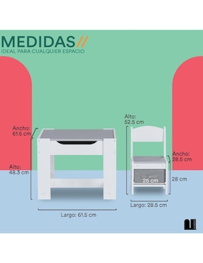 Mesa con silla Lommy Mubson
