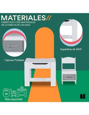 Mesa con silla Lommy Mubson