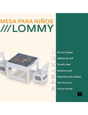 Mesa con silla Lommy Mubson