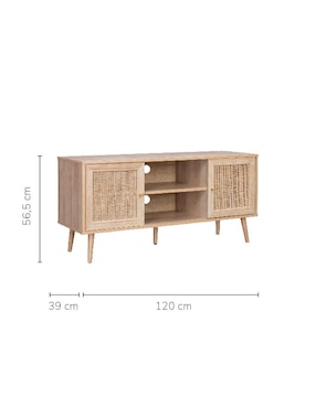 Mueble de tv Rattan Top Living de MDF