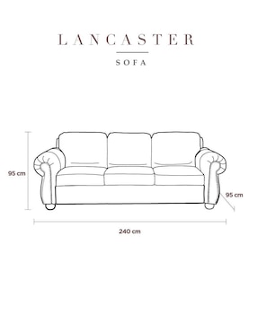 Sofá Lancaster Suli Muebles de piel