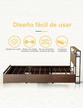 Base para cama Fabato de MDF