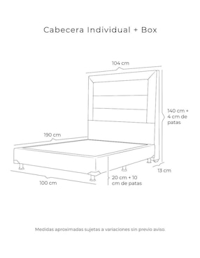 Cama Bolt con Box Dicasa de madera