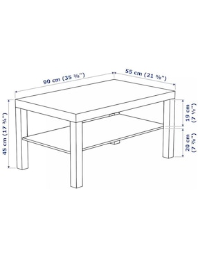 Mesa de centro armable Proudco