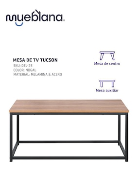Mesa de centro Tucson Mueblana