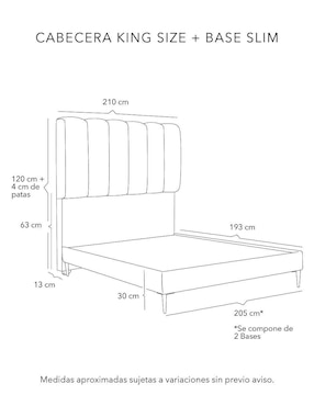 Cama Kami Slim Dicasa de madera pino
