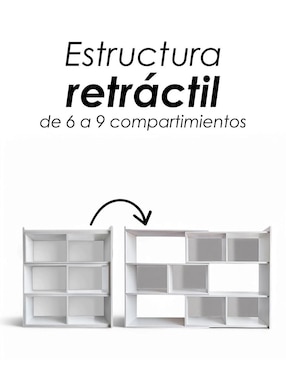 Librero Retractil Ilios Innova de madera