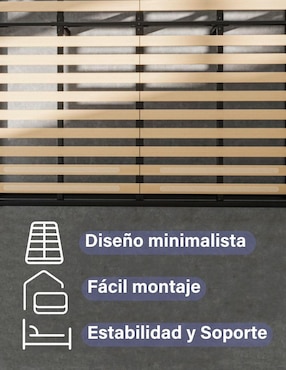 Base para cama Emma de metal