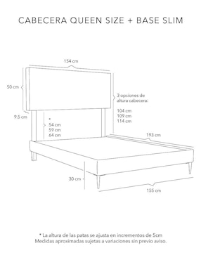 Cama Bilbao Slim Dicasa de madera pino