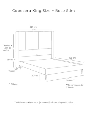 Cama Nizza Slim Dicasa de madera pino