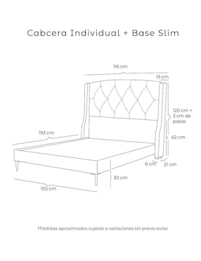 Cama Zefyr Slim Dicasa de madera pino
