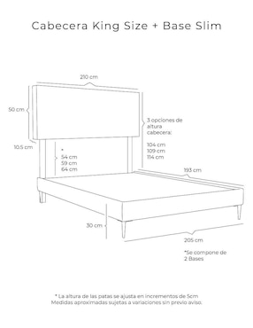 Cama Catania slim Dicasa de madera pino