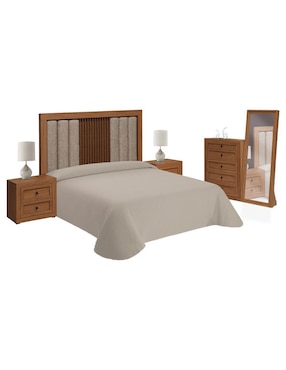 Set Recámara Kessa Renve de MDF