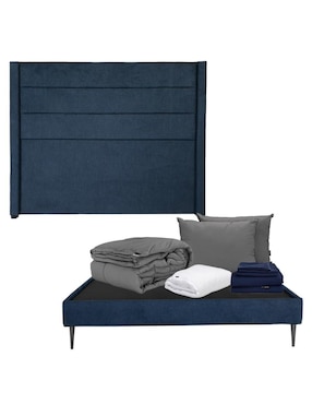 Cama Lugo Slim Dicasa de madera pino