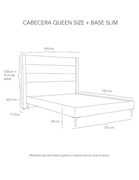 Cama Lugo Slim Dicasa de madera pino