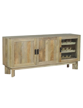 Bufetero Carlos Art Asia de madera mango