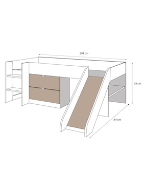 Litera Tobo Sochic de MDF Individual