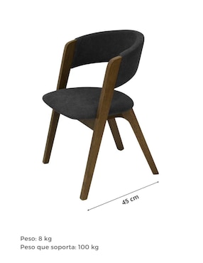 Set de sillas 2 piezas Mag Tamarindo de madera