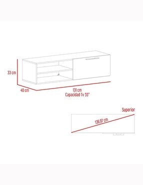 Mueble de tv Roatan Excelsior de melamina