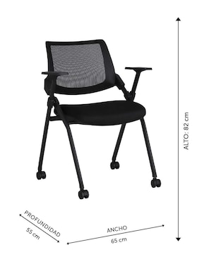 Silla Deslizable Equipamiento En Muebles de acero