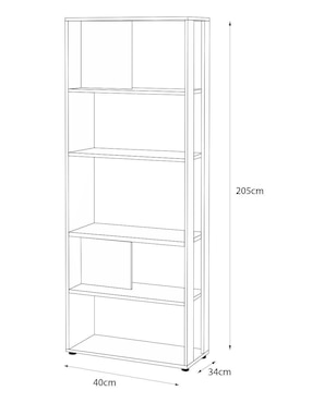 Librero Sochic de MDF