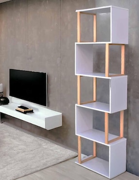 Librero Minimalista Hogare de melamina