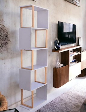 Librero Minimalista Hogare de melamina