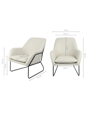 Juego de asiento con taburete Top Living