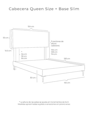 Cama Catania Slim Dicasa de madera pino