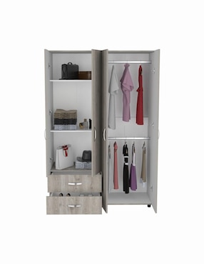 Armario Excelsior ANKORA Closet Ankora Gris de melamina