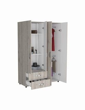 Armario Excelsior ANKORA Closet Ankora Gris de melamina