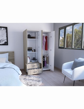 Armario Excelsior ANKORA Closet Ankora Gris de melamina