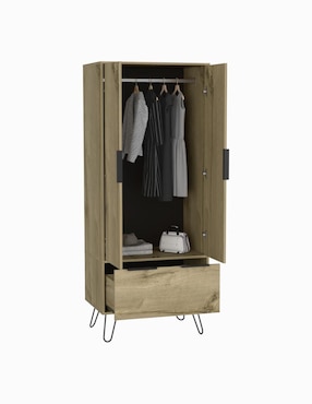 Armario Excelsior AUGUSTA Closet Augusta Beige de melamina