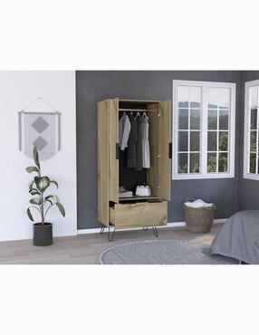 Armario Excelsior AUGUSTA Closet Augusta Beige de melamina
