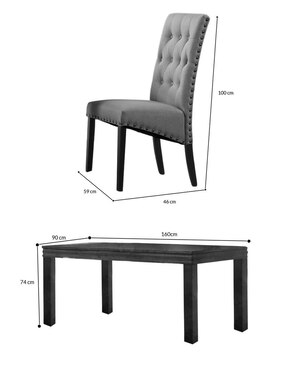 Comedor Sammi Bossa para 6 personas