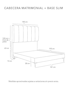 Cama Kami Slim Dicasa de madera