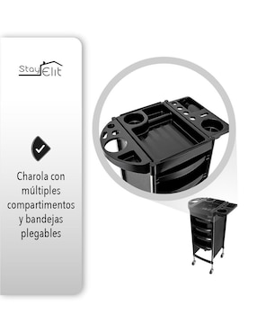 Carro de servicio áreas múltiples Stay Elit hierro