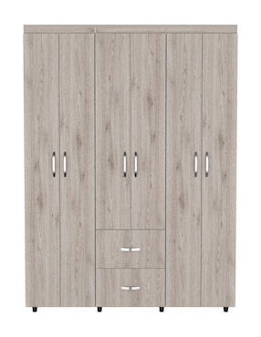 Armario Excelsior BARILOCHE Closet Bariloche Gris de melamina