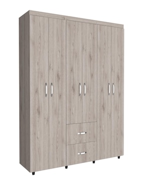 Armario Excelsior BARILOCHE Closet Bariloche Gris de melamina