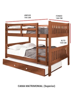 Litera Ansoal de madera